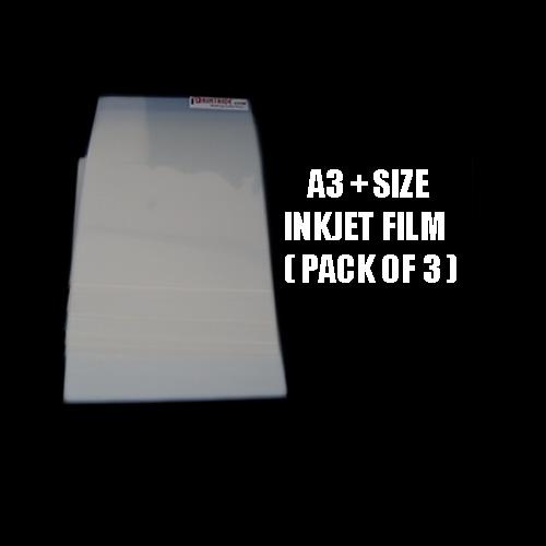 Inkjet Clear Film [A3 Size] Pack of 3 | Exposing Paper